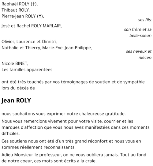 Jean ROLY