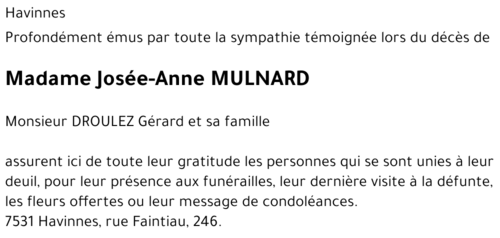 Josée-Anne MULNARD
