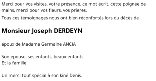 Joseph DERDEYN