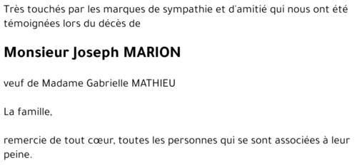 Joseph Marion