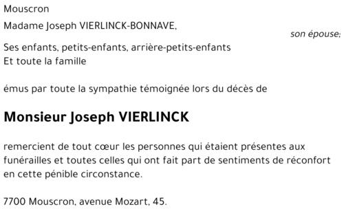 Joseph VIERLINCK