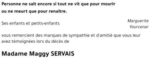 Maggy SERVAIS