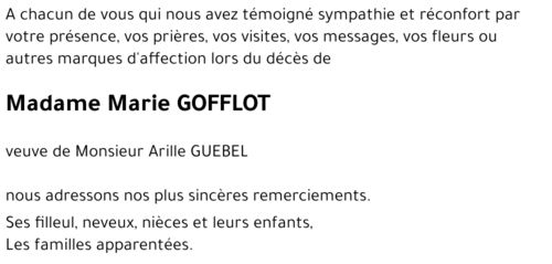 Marie GOFFLOT