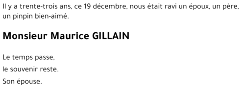 Maurice GILLAIN