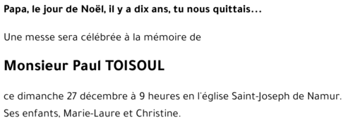 Paul TOISOUL