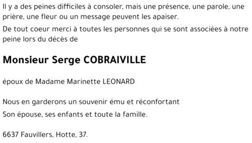 Serge COBRAIVILLE