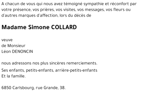 Simone COLLARD