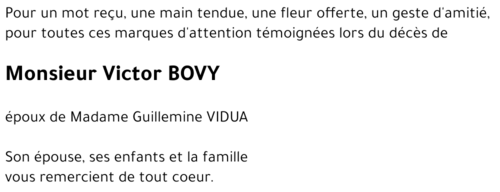 Victor BOVY