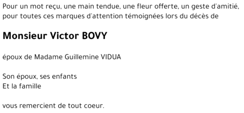 Victor BOVY