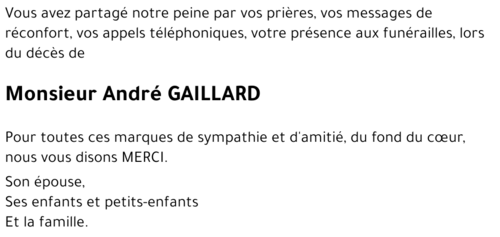 André GAILLARD