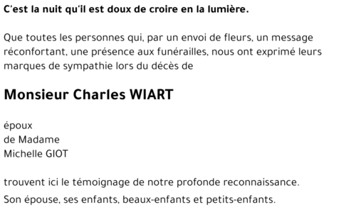 Charles WIART