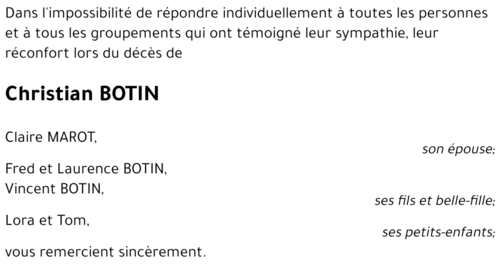 Christian BOTIN