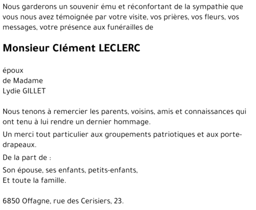 Clément LECLERC
