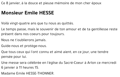 Emile HESSE