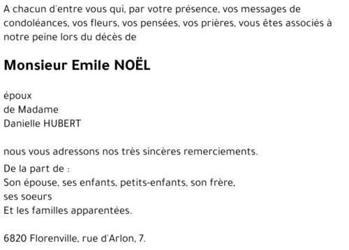 Emile NOËL