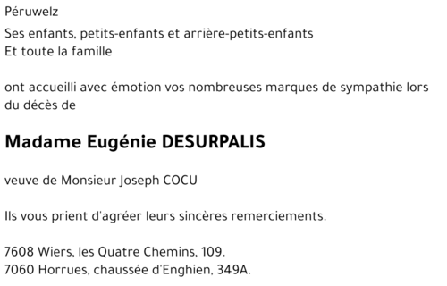 Eugénie DESURPALIS