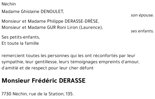 Frédéric DERASSE