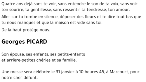Georges PICARD