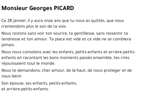 Georges PICARD