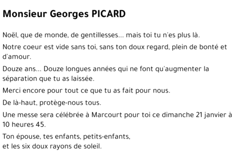 Georges PICARD