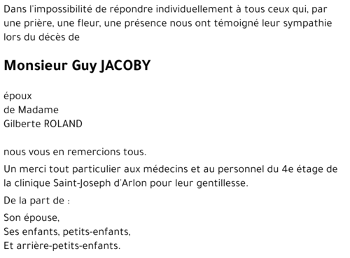 Guy JACOBY