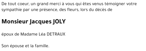 Jacques JOLY