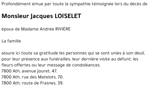 Jacques LOISELET