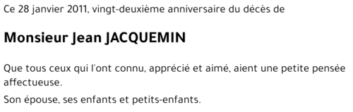 Jean JACQUEMIN