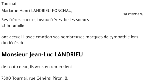 Jean-Luc LANDRIEU