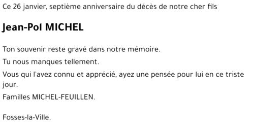 Jean-Pol MICHEL