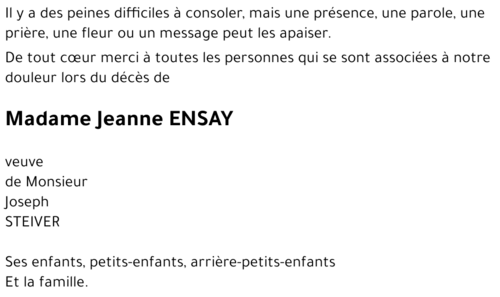 Jeanne ENSAY