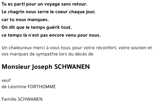 Joseph SCHWANEN