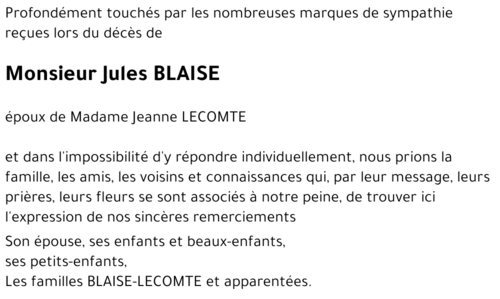 Jules BLAISE