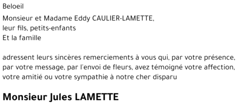 Jules LAMETTE