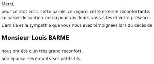 Louis BARME