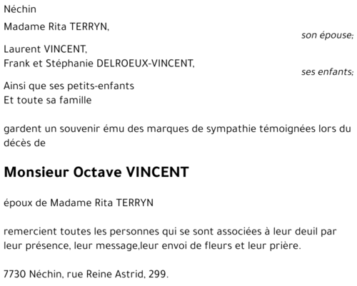 Octave VINCENT