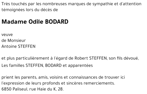 Odile BODARD