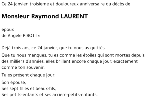 Raymond LAURENT