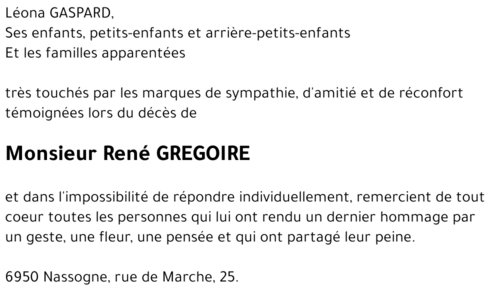 René GREGOIRE