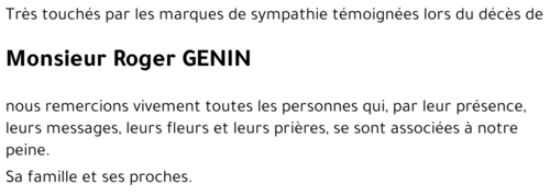 Roger GENIN
