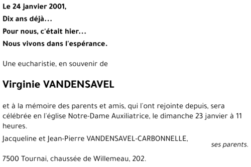 Virginie VANDENSAVEL