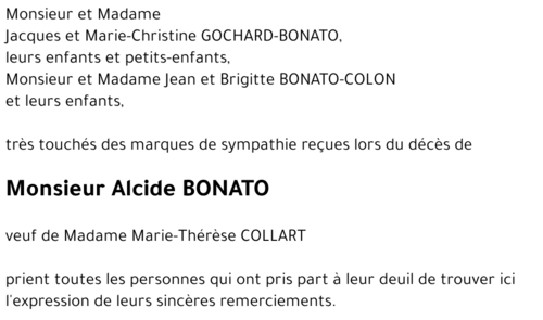 Alcide BONATO