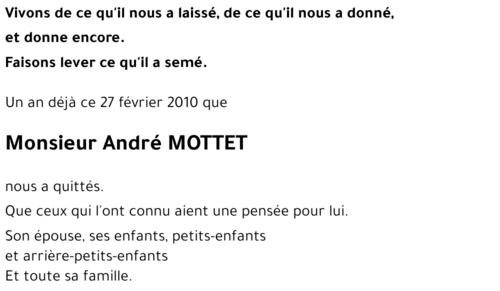 André MOTTET