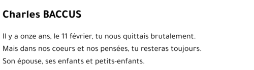 Charles BACCUS