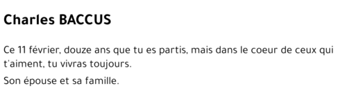 Charles BACCUS