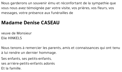 Denise CASEAU