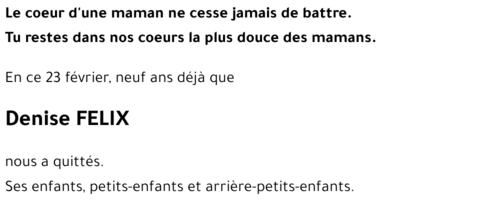 Denise FELIX