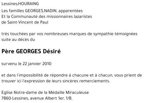 Desiré GEORGES