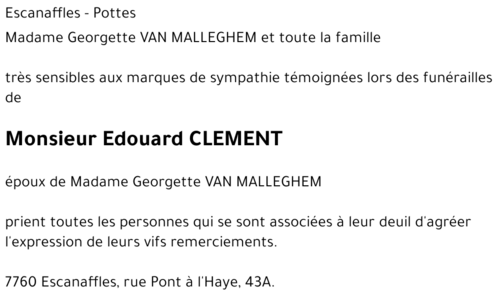 Edouard CLEMENT
