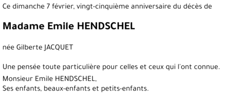 Emile HENDSCHEL